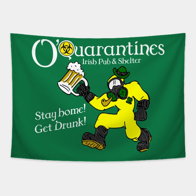 O'Quarantines Irish Pub Tapestry by Dave