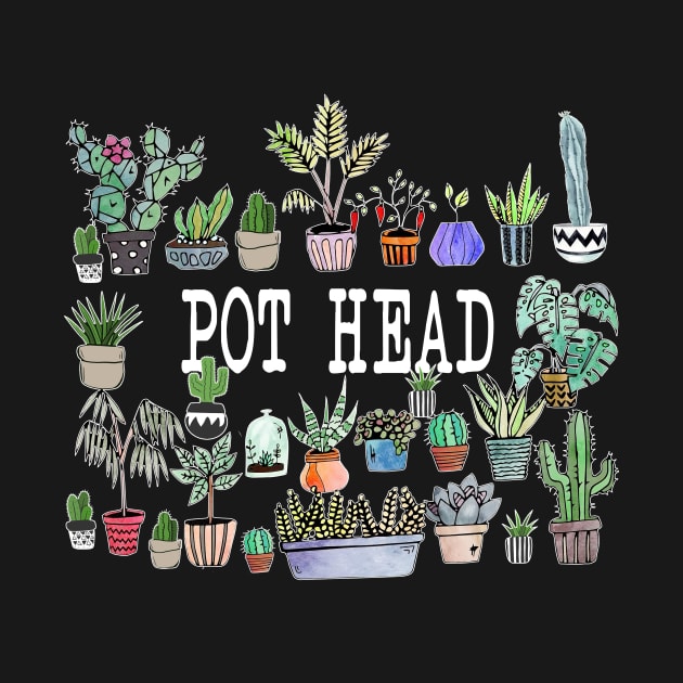 Pot Head Plants Gardening lover by torifd1rosie