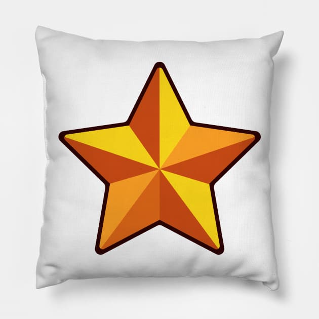 Legendary Star Pillow by peabodysart