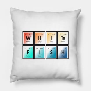 Whitefish City | Periodic Table of Elements Pillow