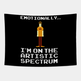 Emotionally, I'm on the Artistic Spectrum Tapestry