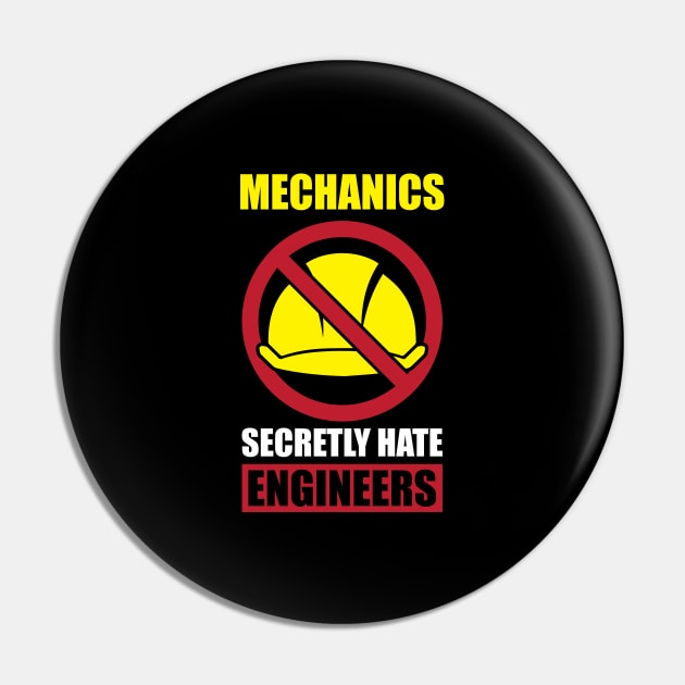 Funny Mechanic and Engineers Diesel Mechanic Quote  Mechanic Pin by Riffize