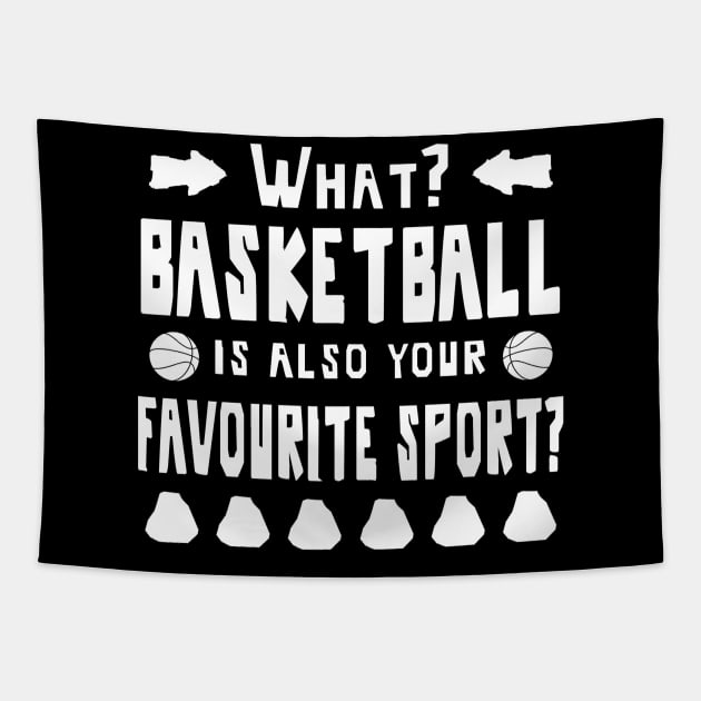 Basketball Teamsport Gift Basket Tapestry by FindYourFavouriteDesign