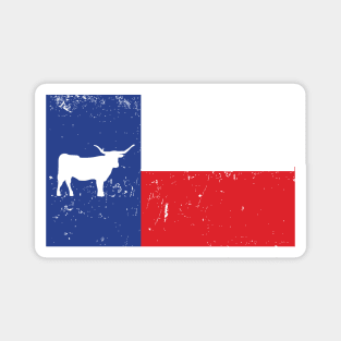 Texas flag, Lone star state, Texas flag, lone star flag, Longhorn, Austin texas, Texas, ATX Magnet