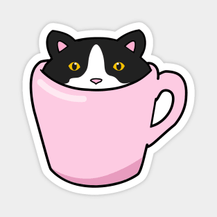 Cute tuxedo cat Magnet