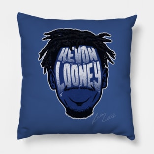 Kevon Looney Golden State Player Silhouette Pillow