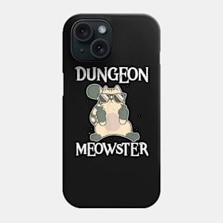 Dungeon Moewster Roleplaying Larp Cats RPG DM Funny Cat Gift Phone Case