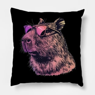 Capybara Chic Pillow