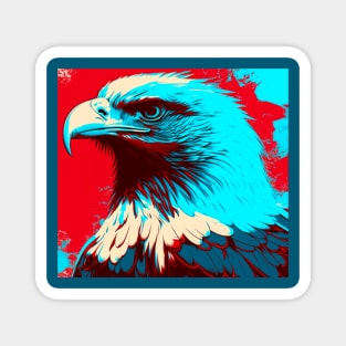 Pop Art Eagle Magnet