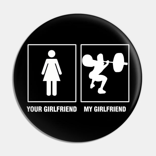 Your Girl Friend, My Girl Friend Funny Gift Pin by Salt88