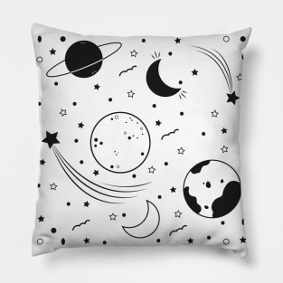 Colorless Planet 1 Pillow