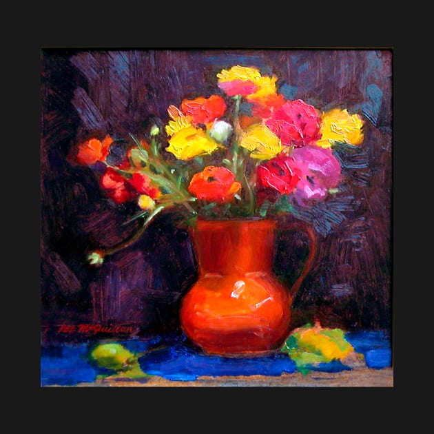 Still Life ~ The Orange Vase by rozmcq