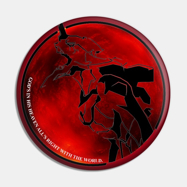 Evangelion Eva Blood Moon Large Print Type 2 Pin by mightbelucifer