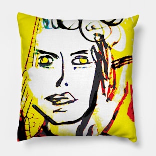 Portrait of a woman Pillow