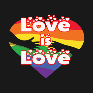 Love Is Love LGBT Rainbow T-Shirt