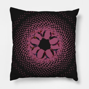 3D Glass Crystal Phyllotaxis Flower Pillow