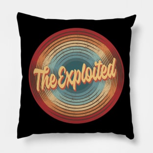 The Exploited Vintage Circle Pillow