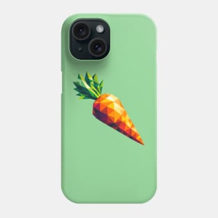 Abstract Geometric Carrot - Color Burst Design Phone Case