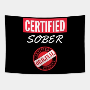 Certified Sober Alcoholic Recovery Tapestry