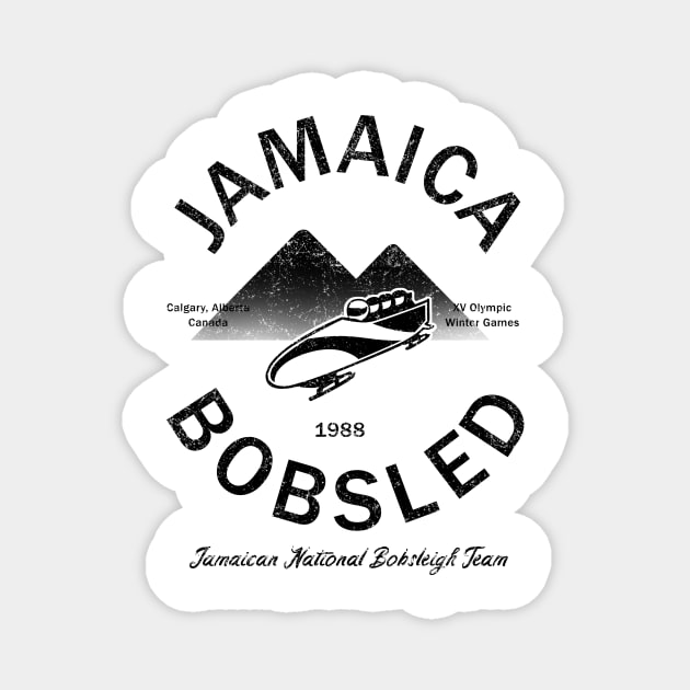 Jamaican Bobsled Team Magnet by PaletteDesigns