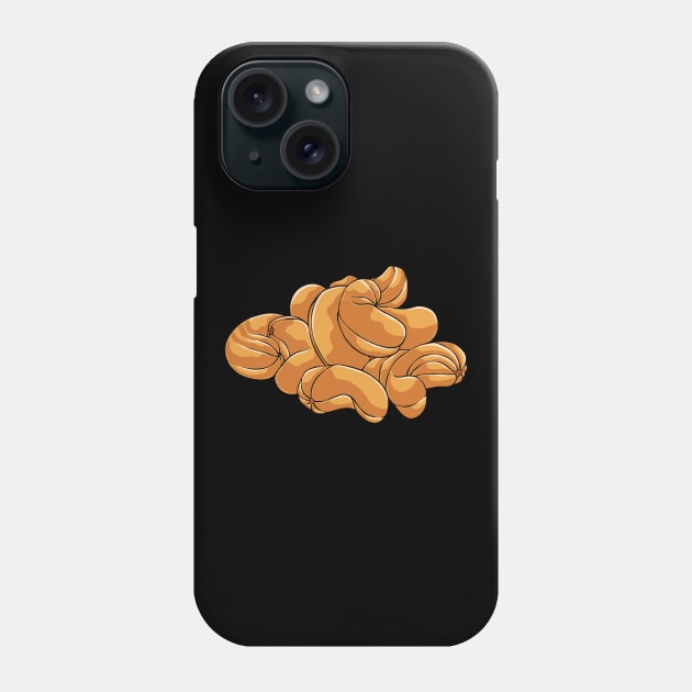 Cashew Nut Nuts Cashews Phone Case by fromherotozero