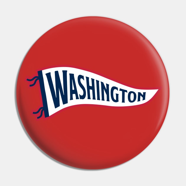 Washington Pennant - Red Pin by KFig21