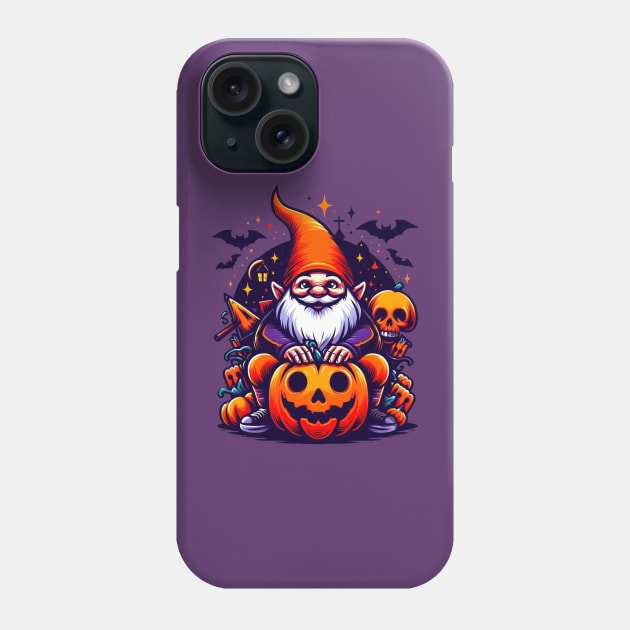 Halloween Gnome Phone Case by BukovskyART