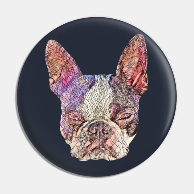 Boston Terrier Dog Pin by DoggyStyles