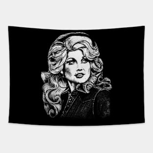 Retro Dolly Parton Tapestry