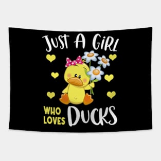 Splish Splash Chic Duck Shirt for Pond Explorers Tapestry