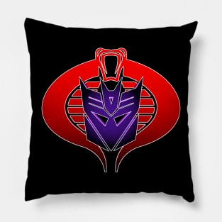 Cobra Decepticon Insignia Pillow