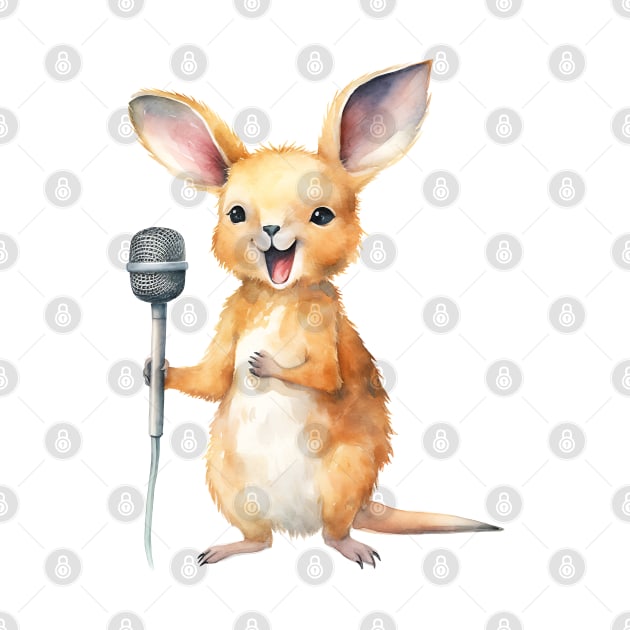 Kangaroo Singing by Chromatic Fusion Studio