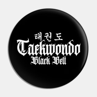 Taekwondo Black Belt Master Pin