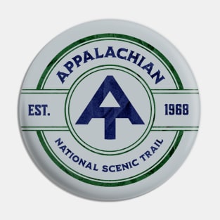 Appalachian National Scenic TRail AT Round Vintage Blue Pin