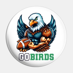 Go Birds - Eagle Fly Pin