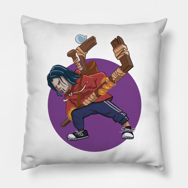 Casey Jones TMNT Pillow by supaMXMV