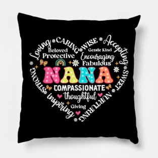 Retro Nana Grandma, Nana, Blessed Nana, Nana Life, Mother's Day Pillow