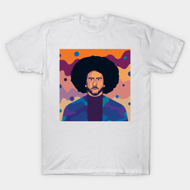 colin kaepernick afro t shirt