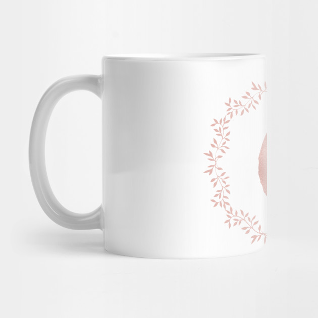 Rose Gold Monogram G Blush Pink Letter G Monogram G Mug Teepublic