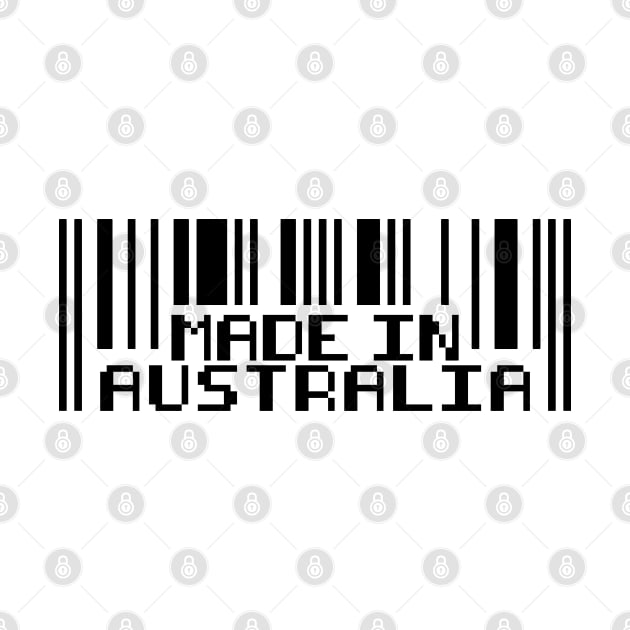 Made in Australia barcode by Saraahdesign