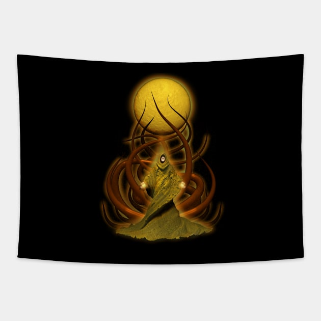 Hastur P.Lovecraft Tapestry by Liquid Feline