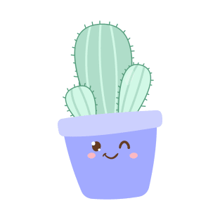 Cute Catus In Pot T-Shirt