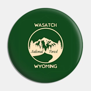 Wasatch National Forest Wyoming Pin