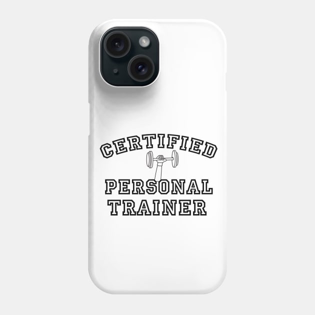 Fitness Gift for Health Coach - Certified Personal Trainer Phone Case by Marveloso