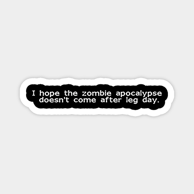 Zombie Apocalypse Magnet by GramophoneCafe