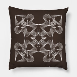 guilloche ornament Pillow