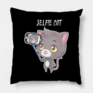 Cute Cat Selfie Pillow