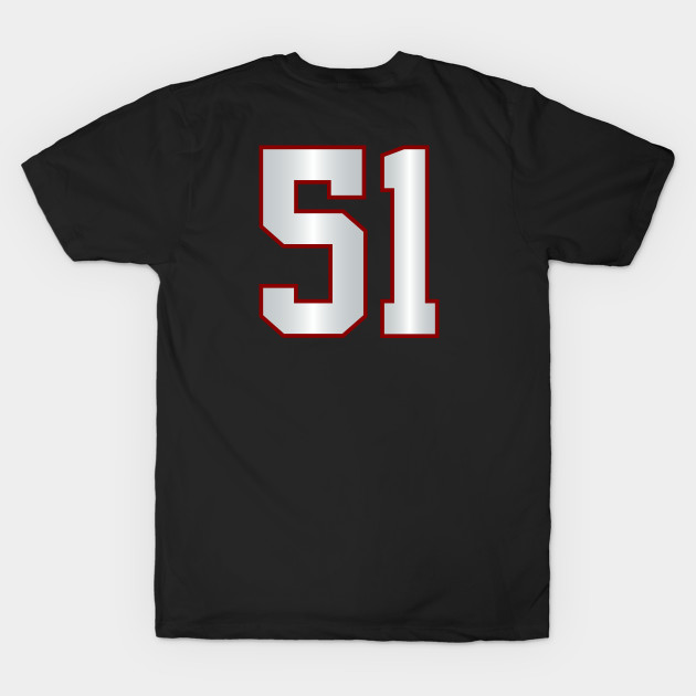 Number 51 - Number 51 - T-Shirt | TeePublic