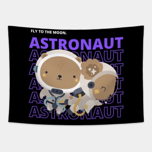 Bear Astronaut Tapestry