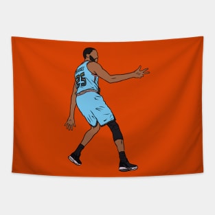 Mikal Bridges 3 Point Celebration Tapestry